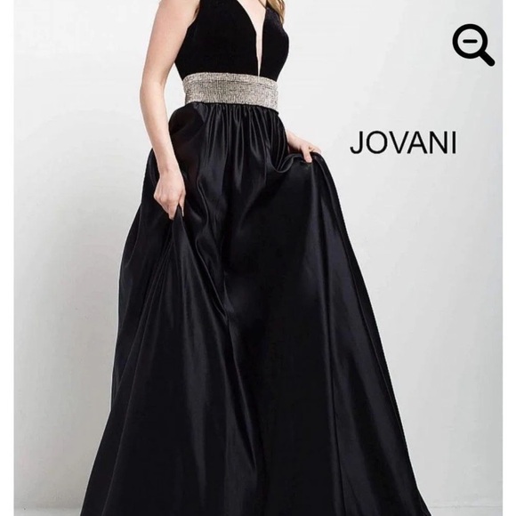 Jovani Black Ball Gown - Picture 1 of 4